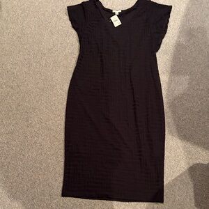 Chic Black Midi Dress